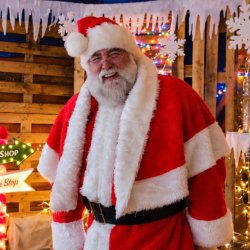 Santa at the farm!