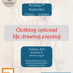 Clothing Optional Life Drawing Evening