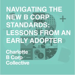 Navigating the New B Corp Standards: Lessons from an Early Adopter