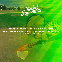Beyer Stadium at Maybelle Blair Park. Rockford, Illinois.