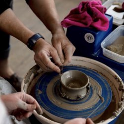 Wheel thrown Pottery Lesson
