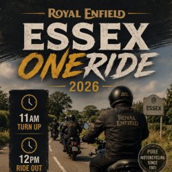 People riding motorcycles out on a ride out