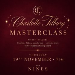 Festive Charlotte Tilbury Masterclass at The Nines