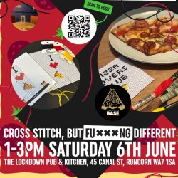 Pizza, Prosecco & Cross Stitch