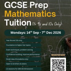 GCSE Mathematics Tuition (Year 9s & 10s only)