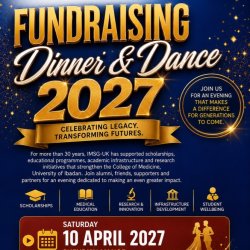 Ibadan Medical Specialist Group (IMSG) UK, Fund raising Dinner and Dance 2027