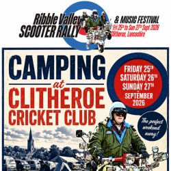 Ribble Valley Scooter Rally weekend 2026 - Camping at CCC