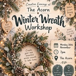 Winter Wreath making at The Acorn