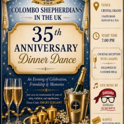 35th Anniversary Dinner Dance - Colombo Shepherdians in the UK