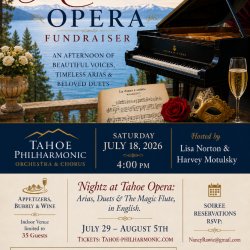 Tahoe Philharmonic soiree fundraiser aug 22 2026