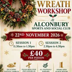 Alconbury Wreath Workshop session 2
