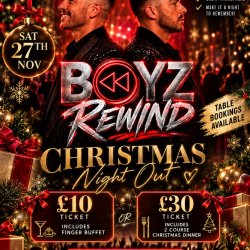 Christmas party Night with Boyz Rewind