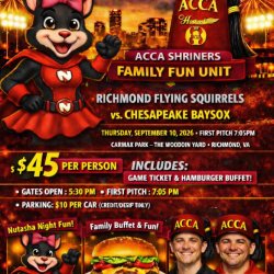 Flying Squirrels - September 10th