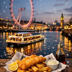 London Eye, Boat Trip and Fish and Chips Pay £10 Deposit