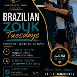 DUVAL ZOUK TUESDAYS | MONTHLY 4 WEEK PROGRESSIVE JUNE SERIES