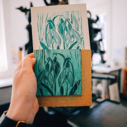 One Day Small Scale Woodcut Workshop with Peter Brown