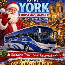 🎄✨ YORK CHRISTMAS MARKET – JUST £20! ✨🎄  We know it’s early… but trust me, this one will SELL OUT FAST 👀  As a thank you for all your continued support throughout the year, we’re putting on a speci
