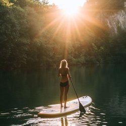Escape & Reset: Sunset Paddle Boarding