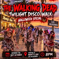 Halloween Special The Walking Dead Los Alcazares Twilight Disco Walk