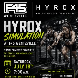 F45 Wentzville HYROX Simulation