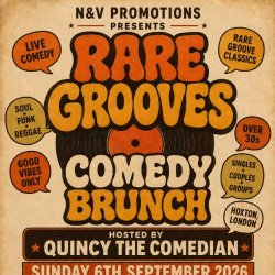 Rare Grooves Comedy Brunch