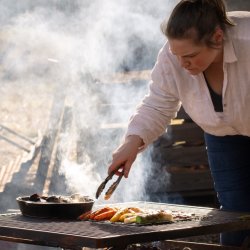 THE SUMMER FIRE TABLE by Gemma Dallyn