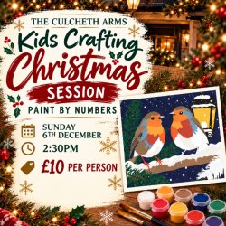 Kids Crafting Session - Robin Painting
