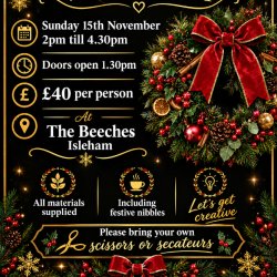 Isleham wreath workshop