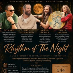 Rhythm Of The Night w/ Guy Mason, Andrea Krajcova, Michael Solstice, & James Dearden Bush