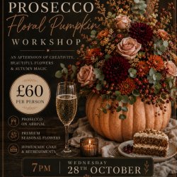 Prosecco Floral Pumpkin Workshop