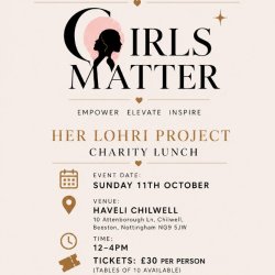 GIRLSMATTER CHARITY LUNCH