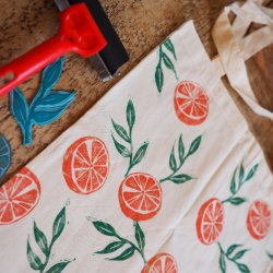 Block Print Tote Bag Workshop