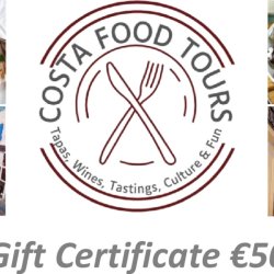 Costa Food Tours Gift Voucher 50