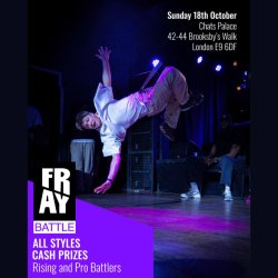 Sunday 14th June London, FRAY All Styles Battle