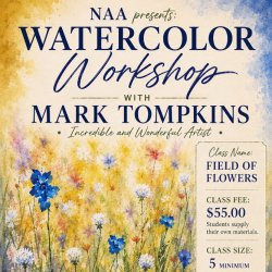 Class | Watercolor Workshop with Mark Tompkins | Field of Flowers
