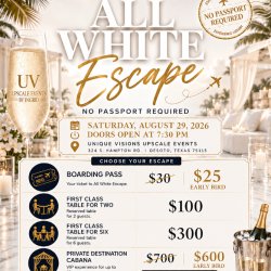 All White Escape No Passport Required