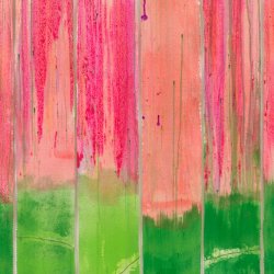 Frank Bowling, Leafy, Acrylic on paper, 92.3 x 135 x 5.5 cm. Courtesy the artist. Photographed by Anna Arca © Frank Bowling. All rights reserved, DACS 2026