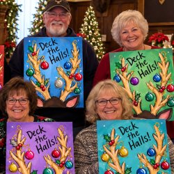 Deck the Halls Antlers, Christmas, Elks Lodge