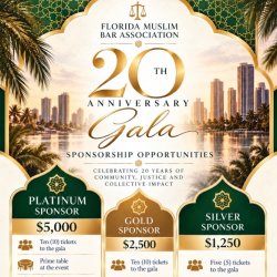 Florida Muslim Bar Association 20th Anniversary Gala