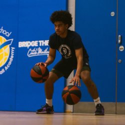 basketball player training