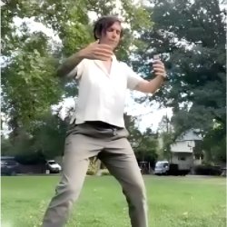 Tara in universe stance