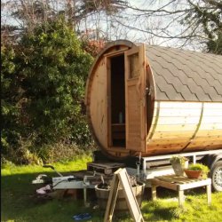 Friday Sunset Sauna: 6-7.30 - Includes Natural Salt Scrub, Face Mask, Guided Meditation, Cold Plunge and more!