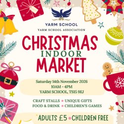 Santa's Grotto at Yarm School Christmas Indoor Market 2026