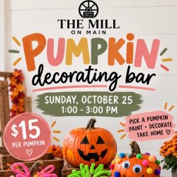 Pumpkin Decorating Bar