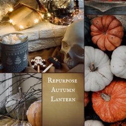 Adult Floristry - Autumn Lanterns Repurposing