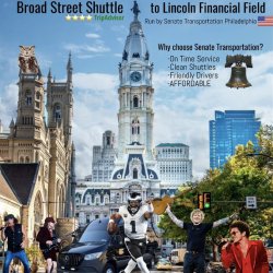 Transportation to LINCOLN FINANCIAL FIELD🎤$52.00 per person🏈(ROUND-TRIP)