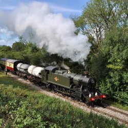 4110 at the West Somerset Railway