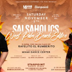 Salsaholics: West Palm Beach Thanksgiving Edition at Starpoint!