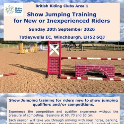 Area 1 Show Jumping Training at Totleywells EC