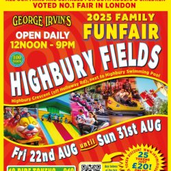 Highbury Fields Family Funfair - Friday 21st August to Monday 31st August 2026